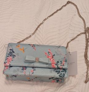 Ted Baker Sorbet Evening Crossbody Bag - NWT - Mint Green Floral
